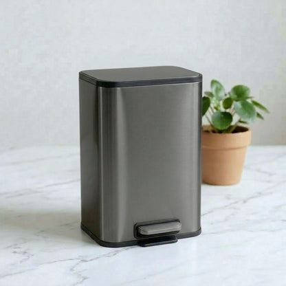 Binova Stainless Steel Soft Close Peddle Dustbins - Pano
