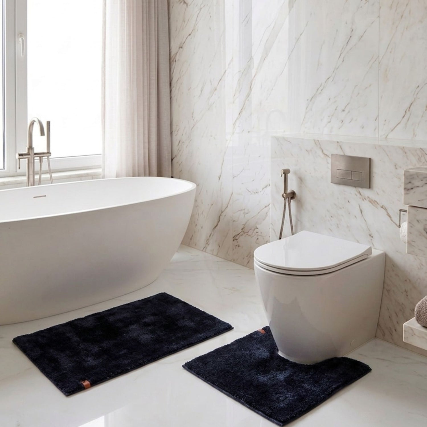 Heritage Anti Skid Super Absorbent Bathmat - Pano