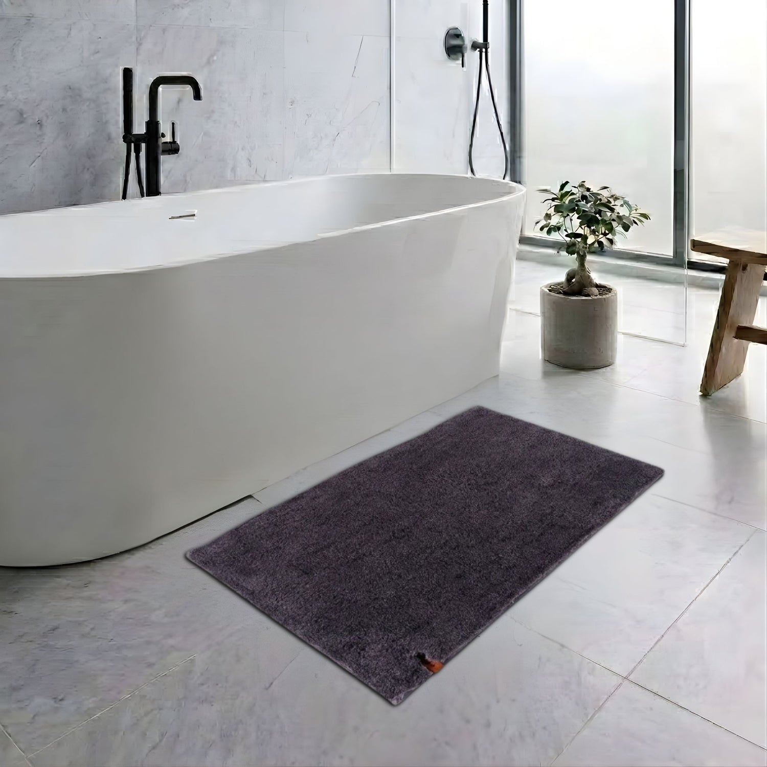 Heritage Anti Skid Super Absorbent Bathmat - Pano