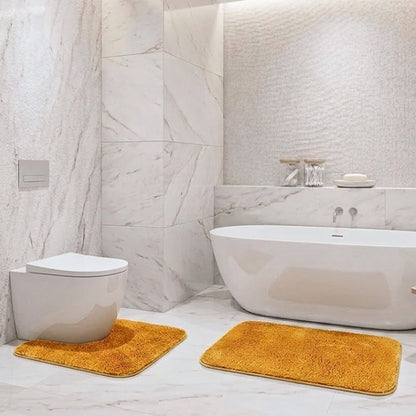 Sophia Anti Skid 2 Pcs Contour Bath Rug - Pano