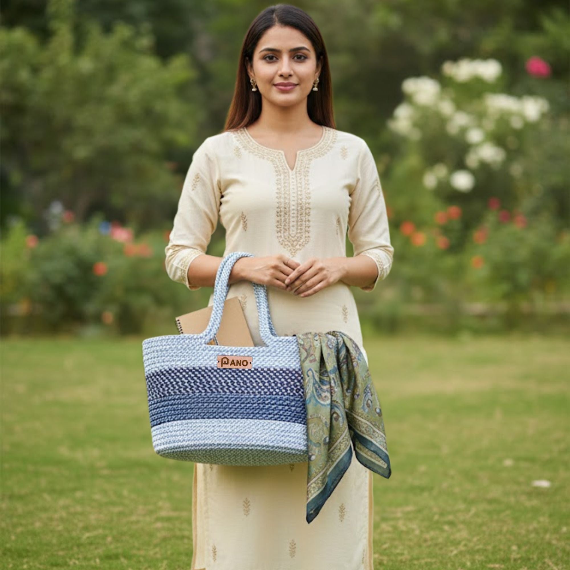 Floris Multi Purpose Tote Hand Basket - Pano