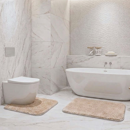 Sophia Anti Skid 2 Pcs Contour Bath Rug - Pano