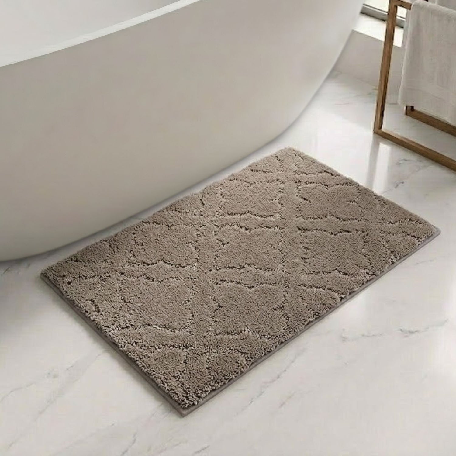 Flora Anti Skid Super Absorbent Bathmat - Pano