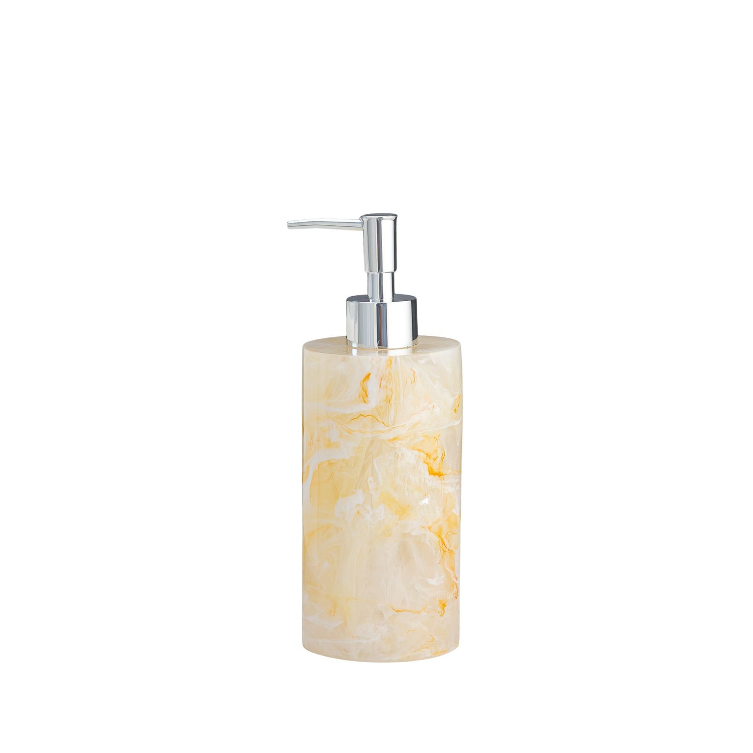 Exclusive Polyresin Soap Dispenser for Handwash for Bathroom Honey Marble - Pano