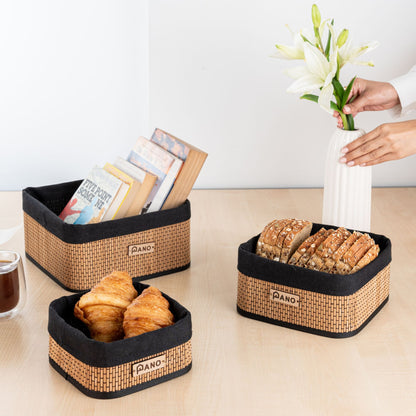 Bamboo Kitchen Utility Geneva Basket | Storage Organiser - Pano