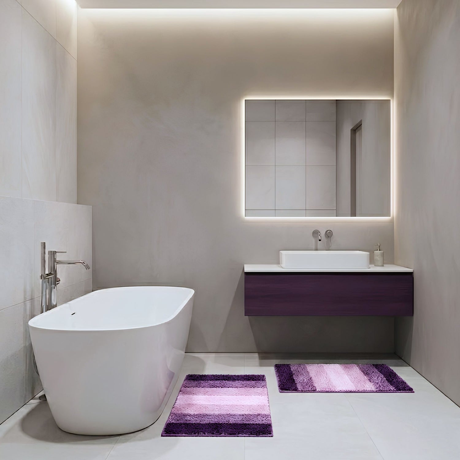 Textured Anti Skid Bathmat - Pano