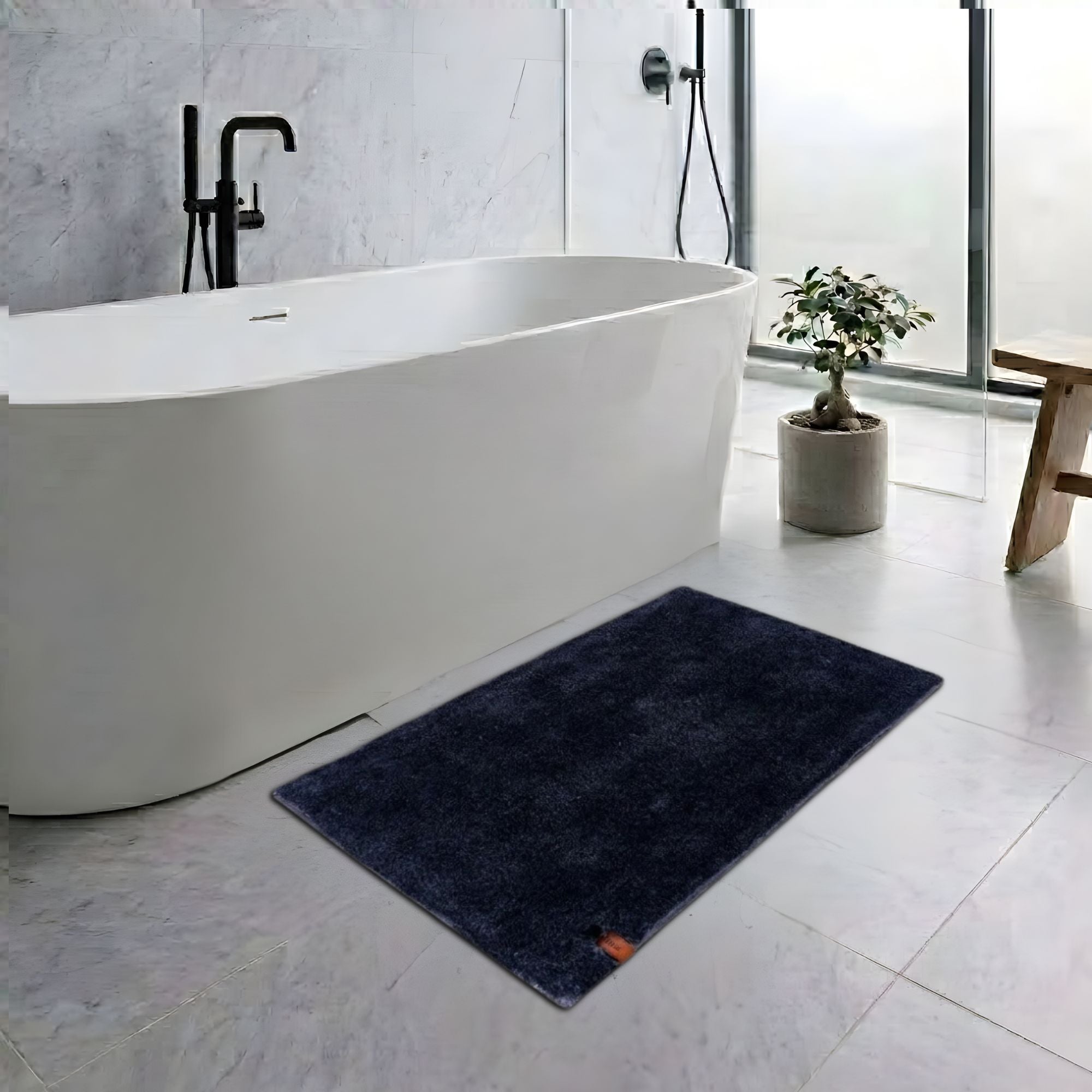 Heritage Anti Skid Super Absorbent Bathmat - Pano