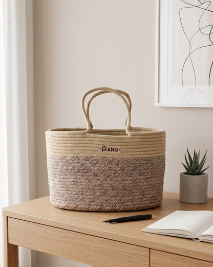 Corsica Multi-Purpose Hand Basket Bag - Pano