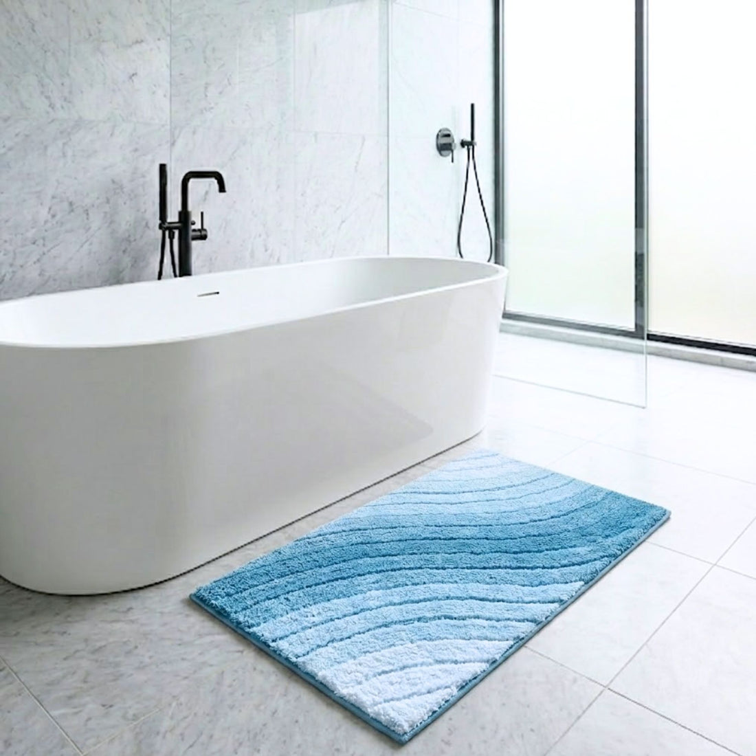 Lehar Anti Skid Super Absorbent Bathmat - Pano