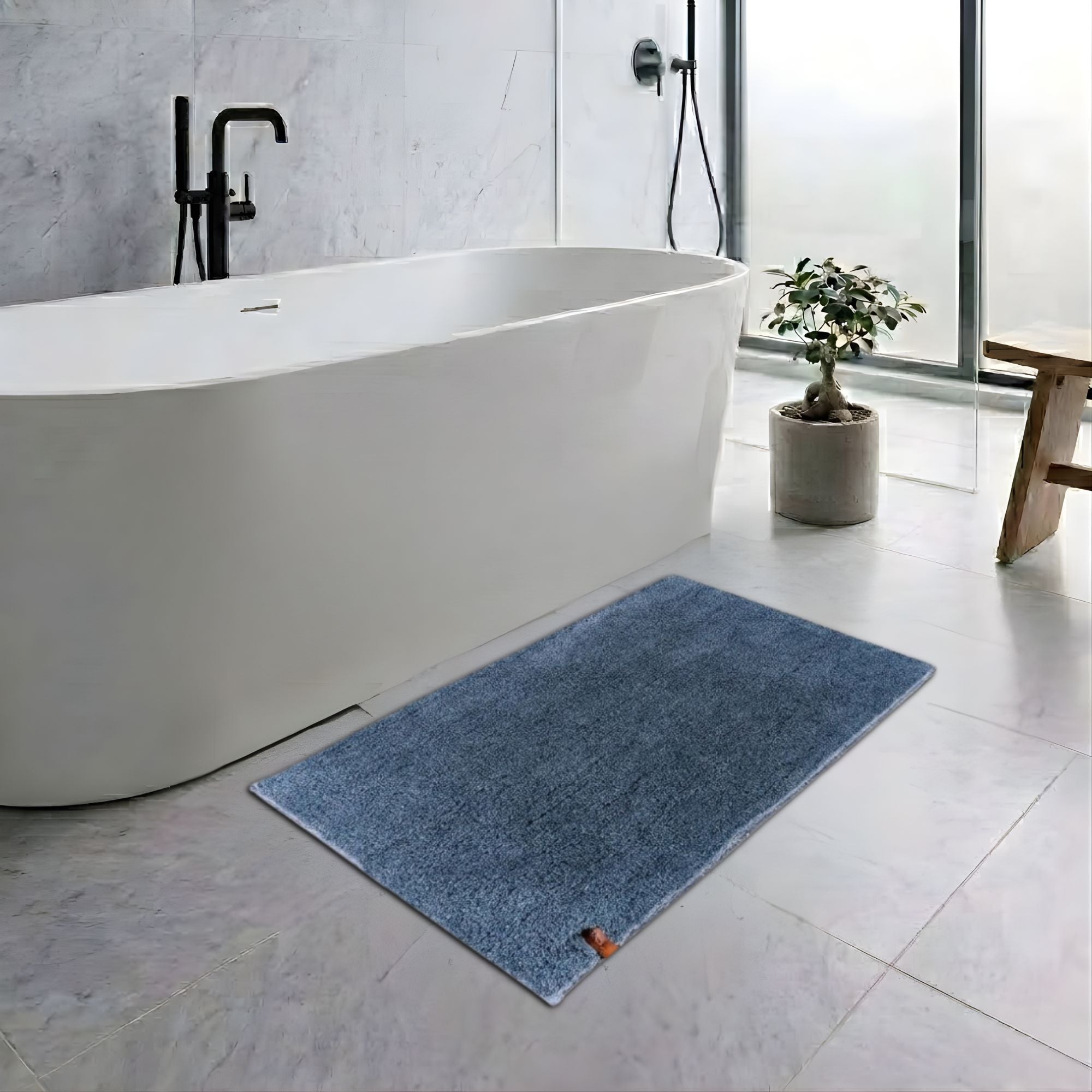 Heritage Anti Skid Super Absorbent Bathmat - Pano