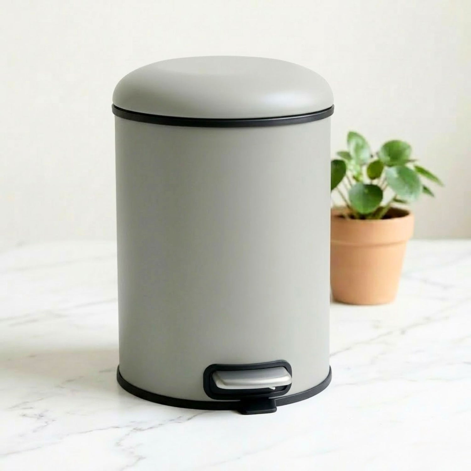 Levante Stainless Steel Soft Close Peddle Dustbins - Pano