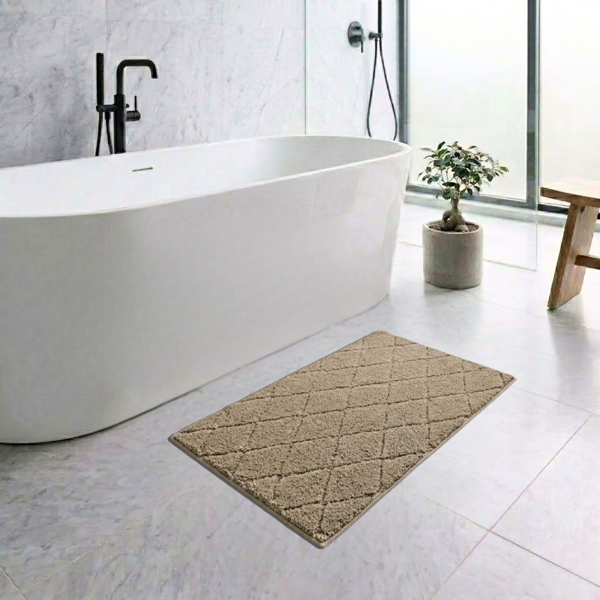 New Diamond Anti Skid Bathmat - Pano