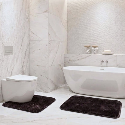 Sophia Anti Skid 2 Pcs Contour Bath Rug - Pano