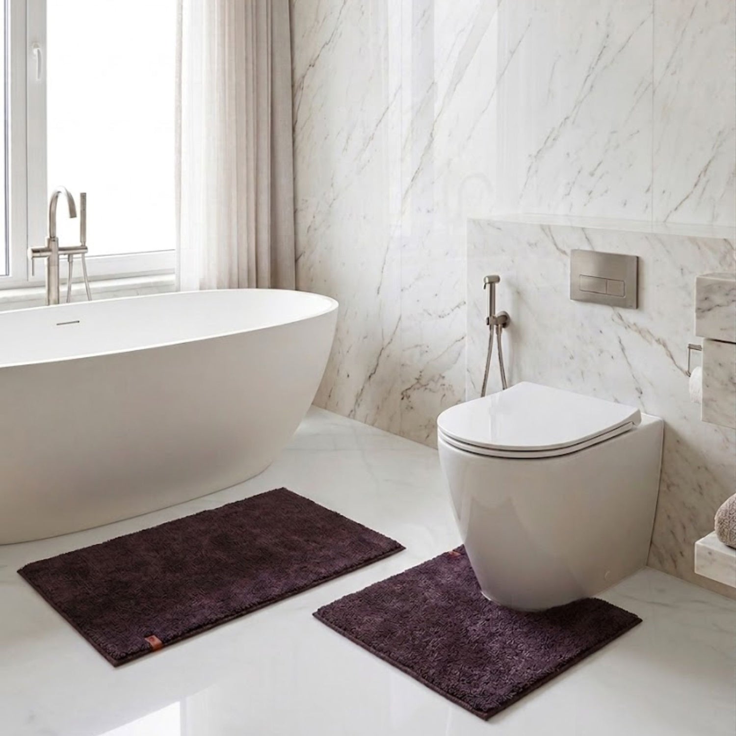 Heritage Anti Skid Super Absorbent Bathmat - Pano