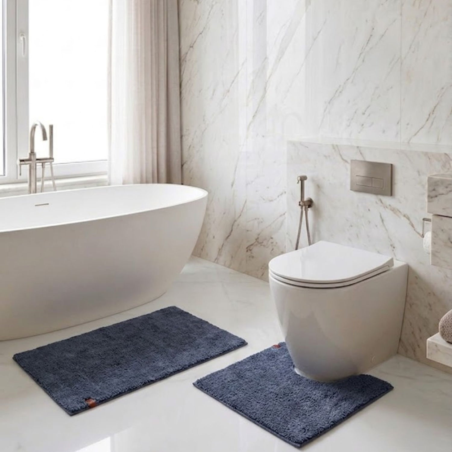 Heritage Anti Skid Super Absorbent Bathmat - Pano