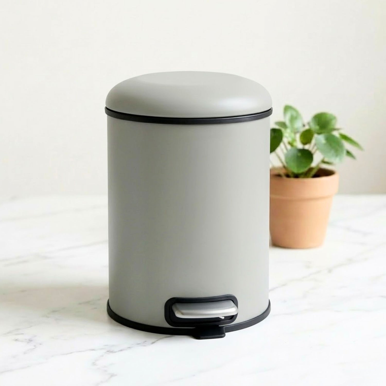 Levante Stainless Steel Soft Close Peddle Dustbins - Pano