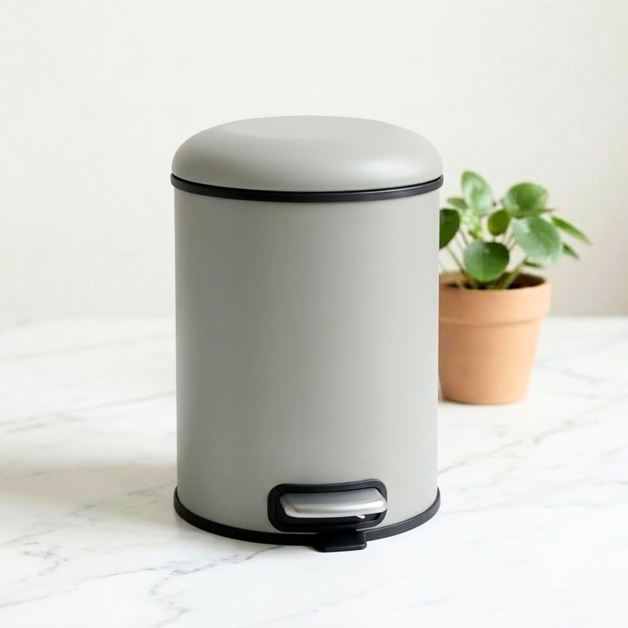 Levante Stainless Steel Soft Close Peddle Dustbins - Pano