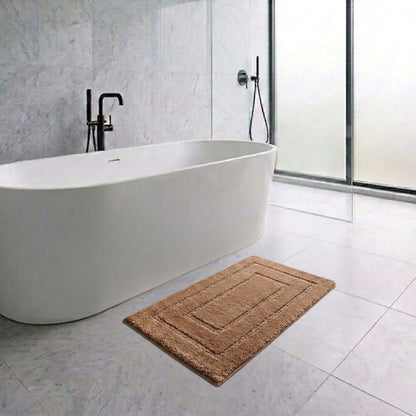 Triple Frame Anti Skid Super Soft Bathmat -Pano