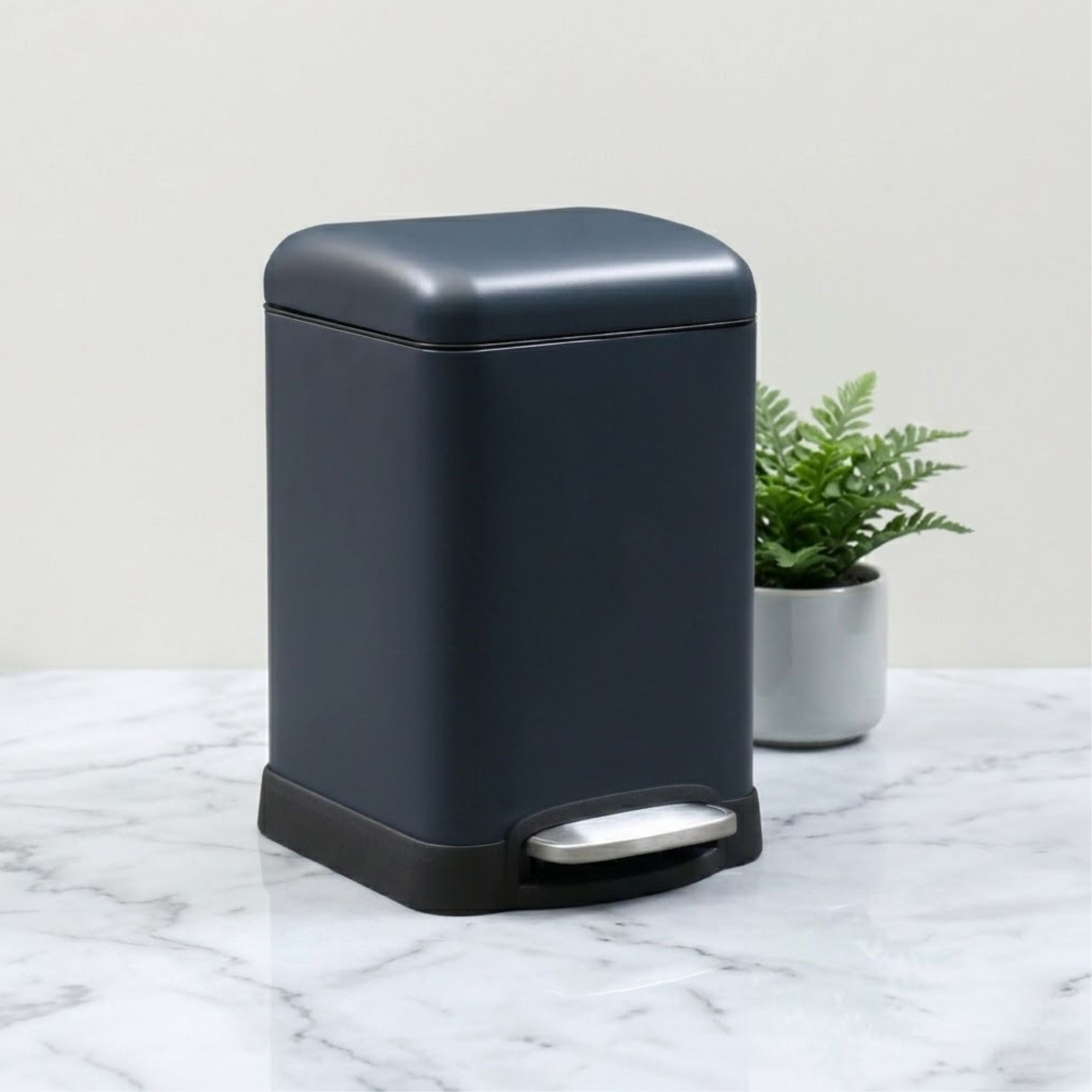 Scava Stainless Steel Soft Close Peddle Dustbins 6 Litre - Pano