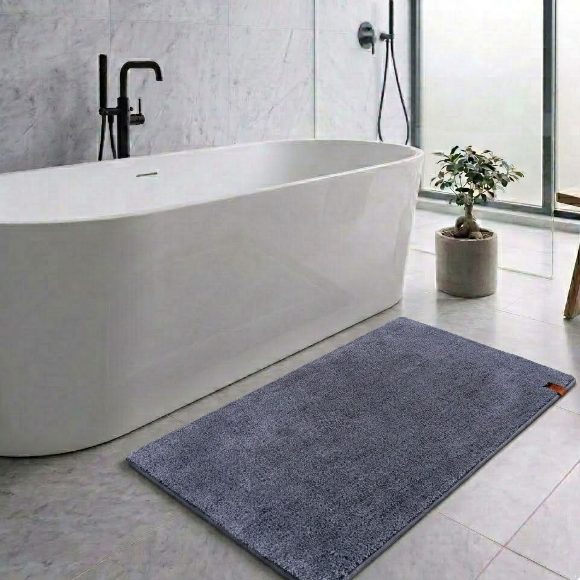 Heritage Anti Skid Super Absorbent Bathmat - Pano