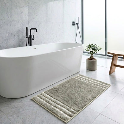 Clarion Anti Skid Light Grey Bathmat - Pano