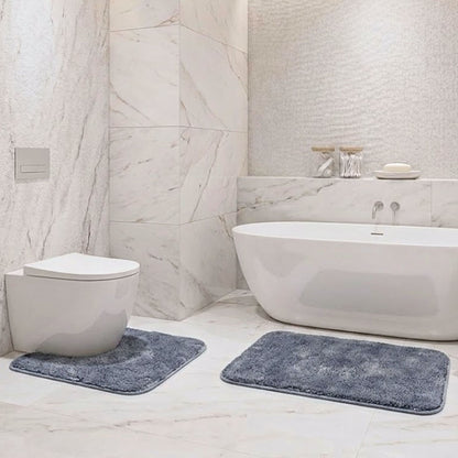 Sophia Anti Skid 2 Pcs Contour Bath Rug - Pano