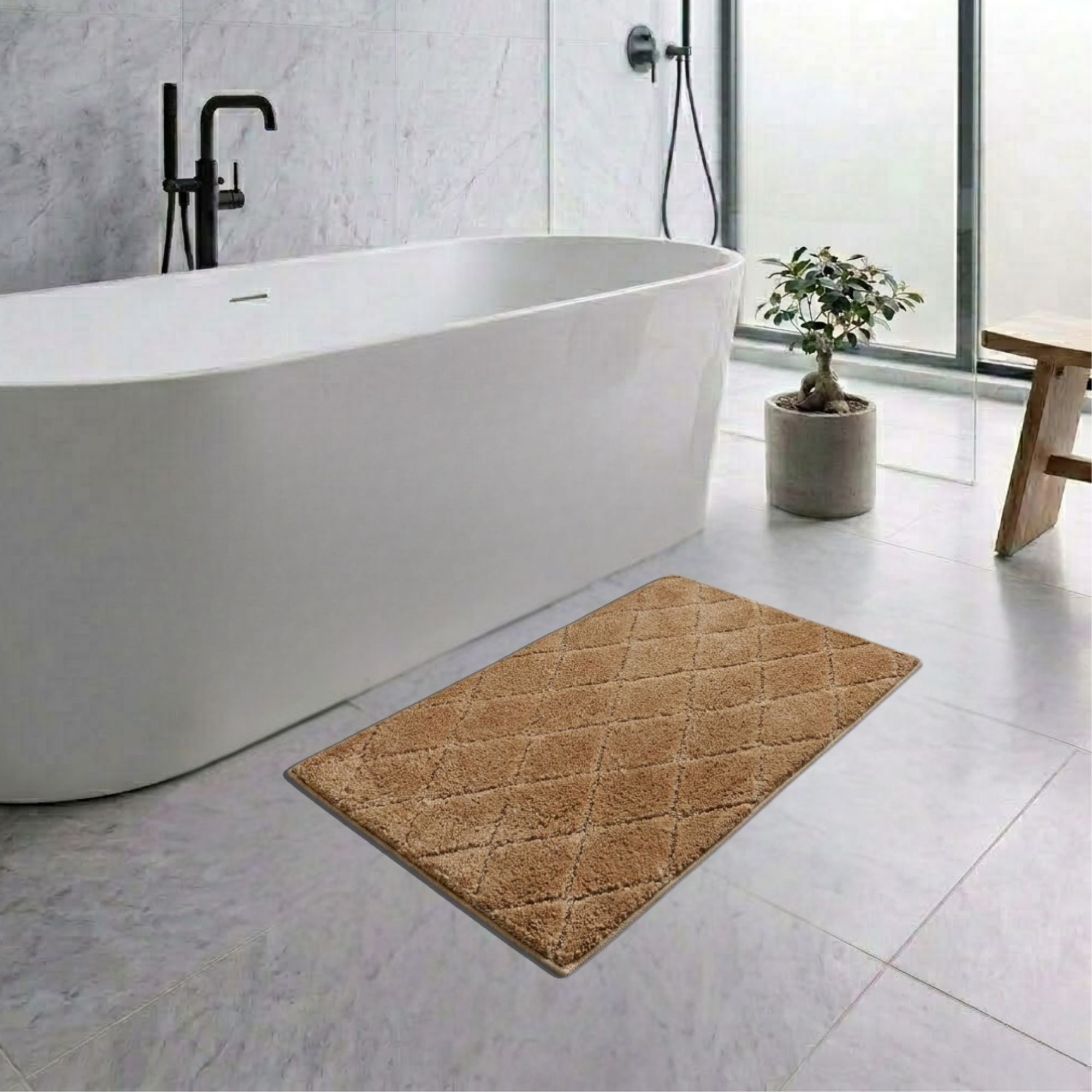 New Diamond Anti Skid Bathmat - Pano