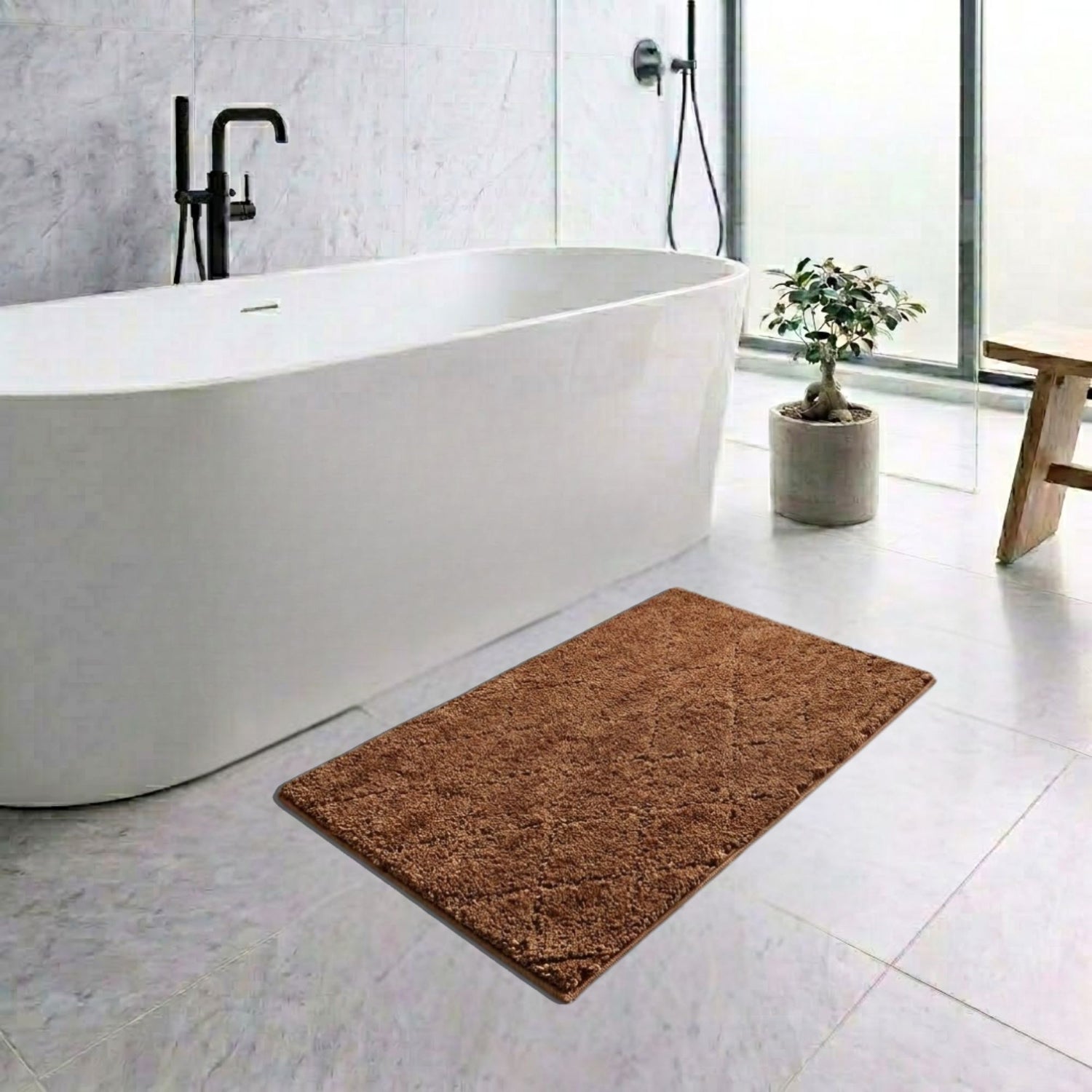 New Diamond Anti Skid Bathmat - Pano