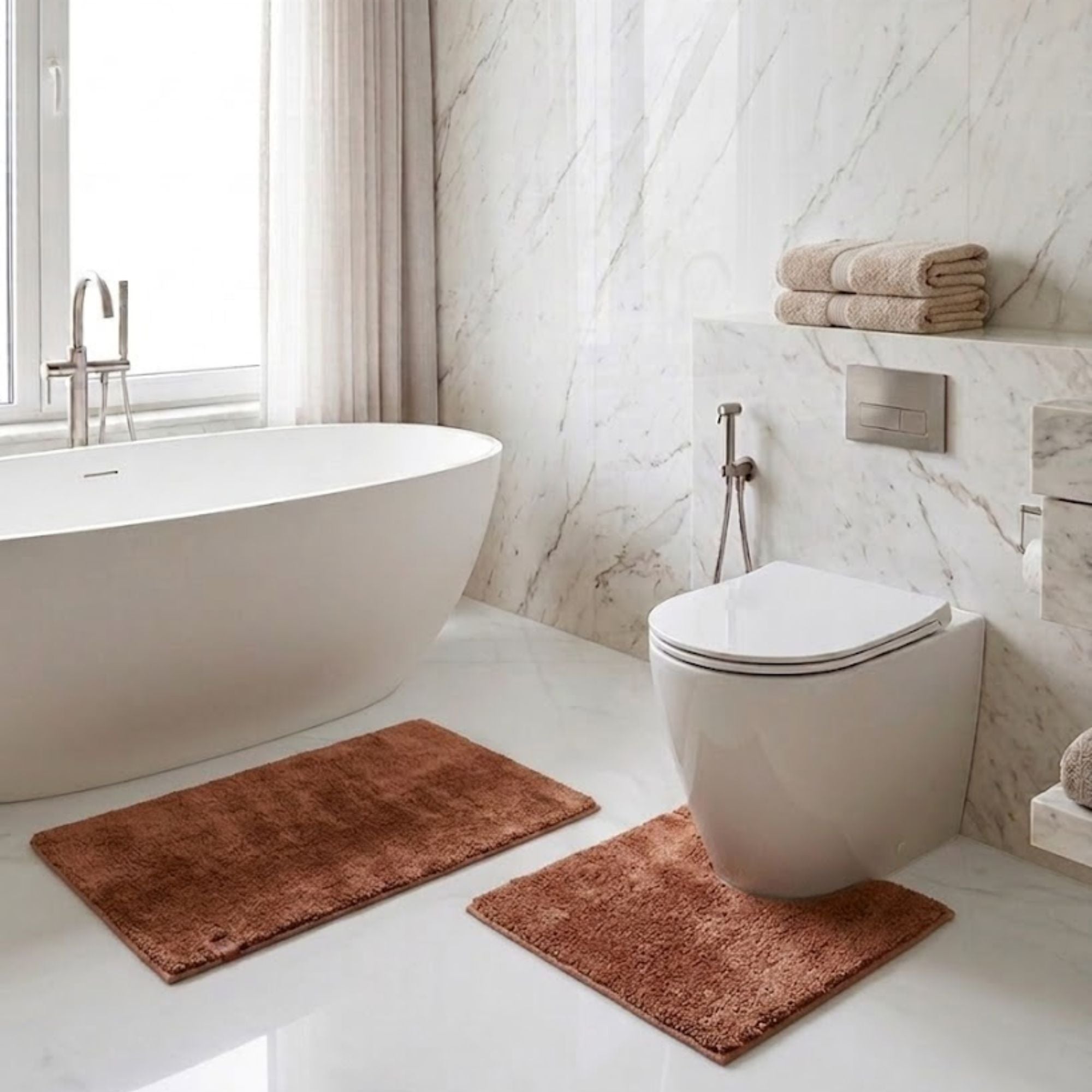 Heritage Anti Skid Super Absorbent Bathmat - Pano
