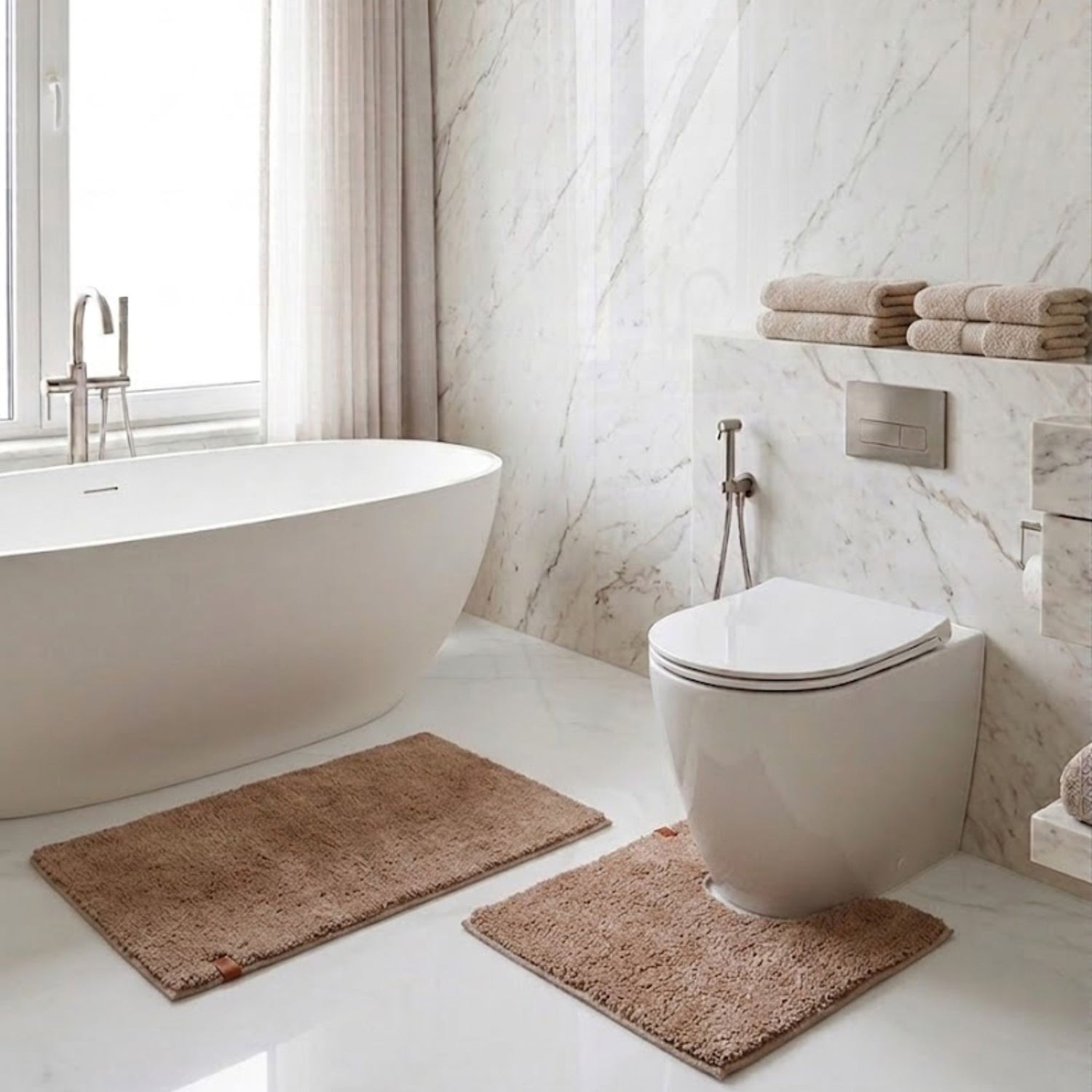 Heritage Anti Skid Super Absorbent Bathmat - Pano