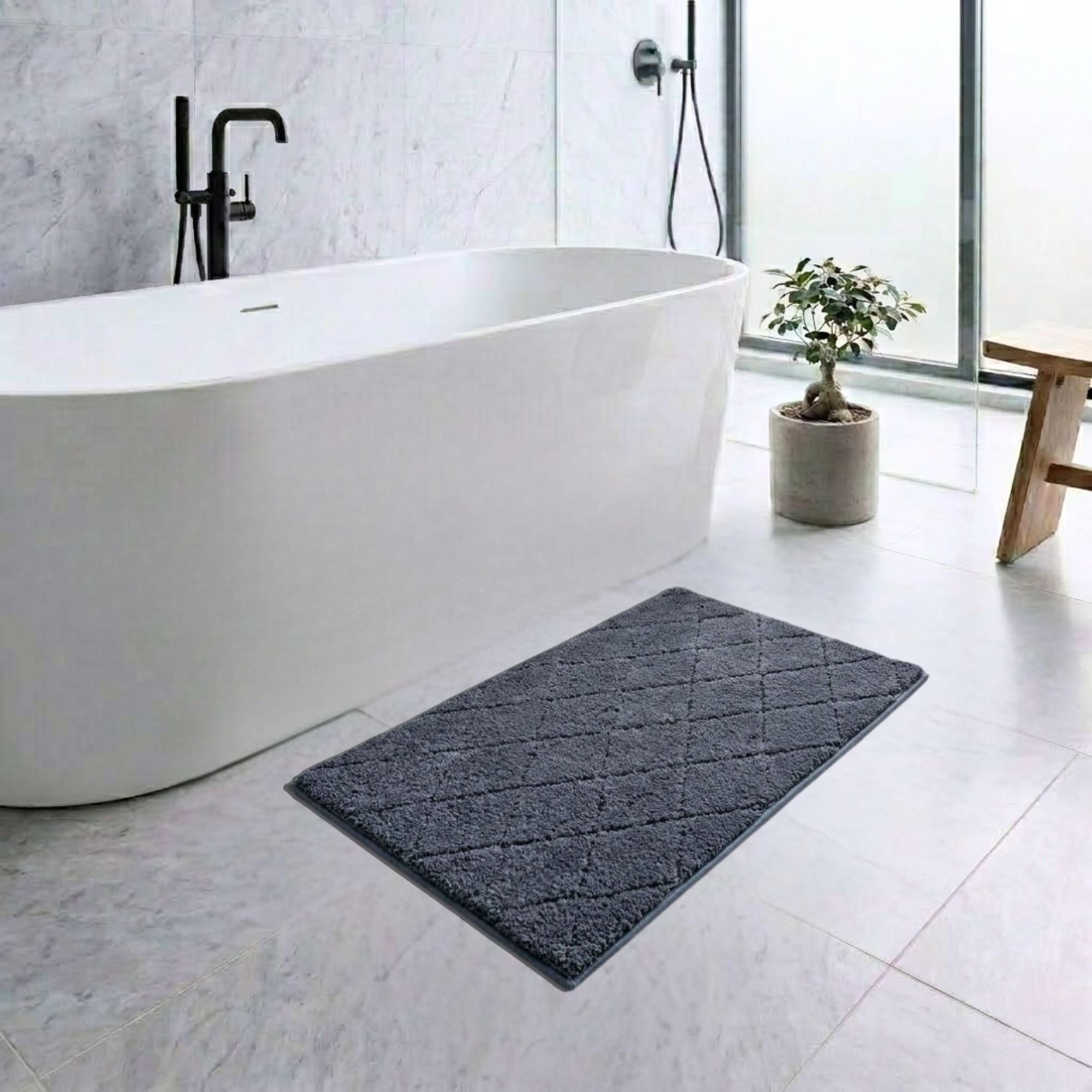 New Diamond Anti Skid Bathmat - Pano