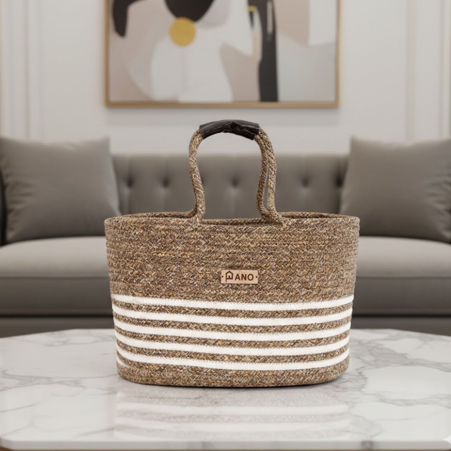 Monaco Multi Purpose Tote Hand Basket - Pano