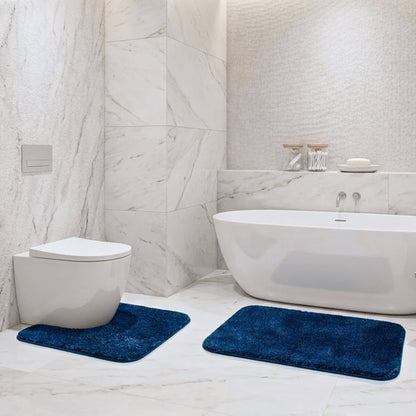 Sophia Anti Skid 2 Pcs Contour Bath Rug - Pano