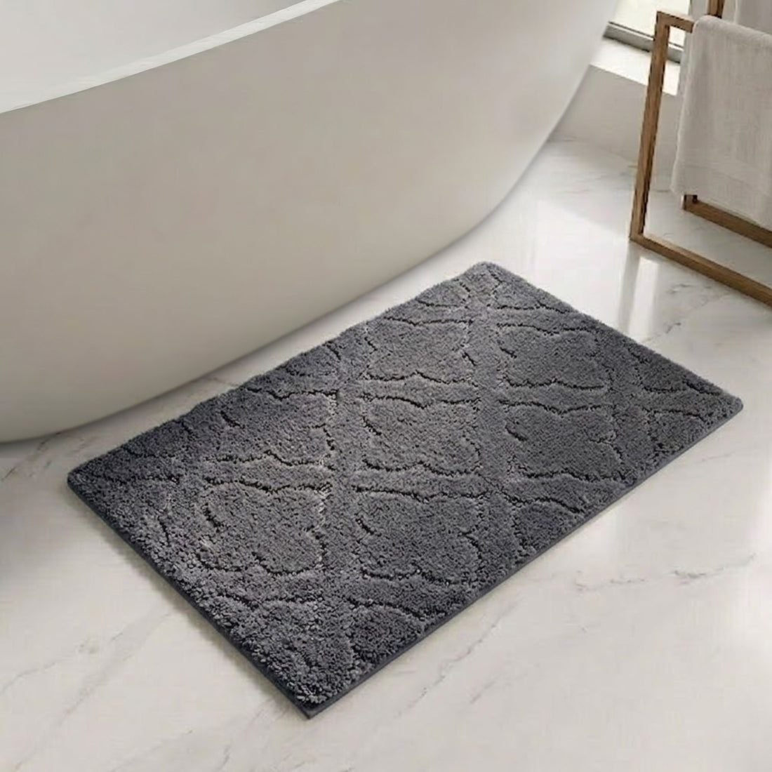 Flora Anti Skid Super Absorbent Bathmat - Pano