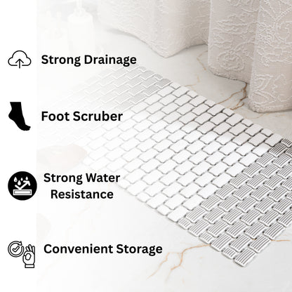 Drizzle Anti Slip Shower Mat - Pano