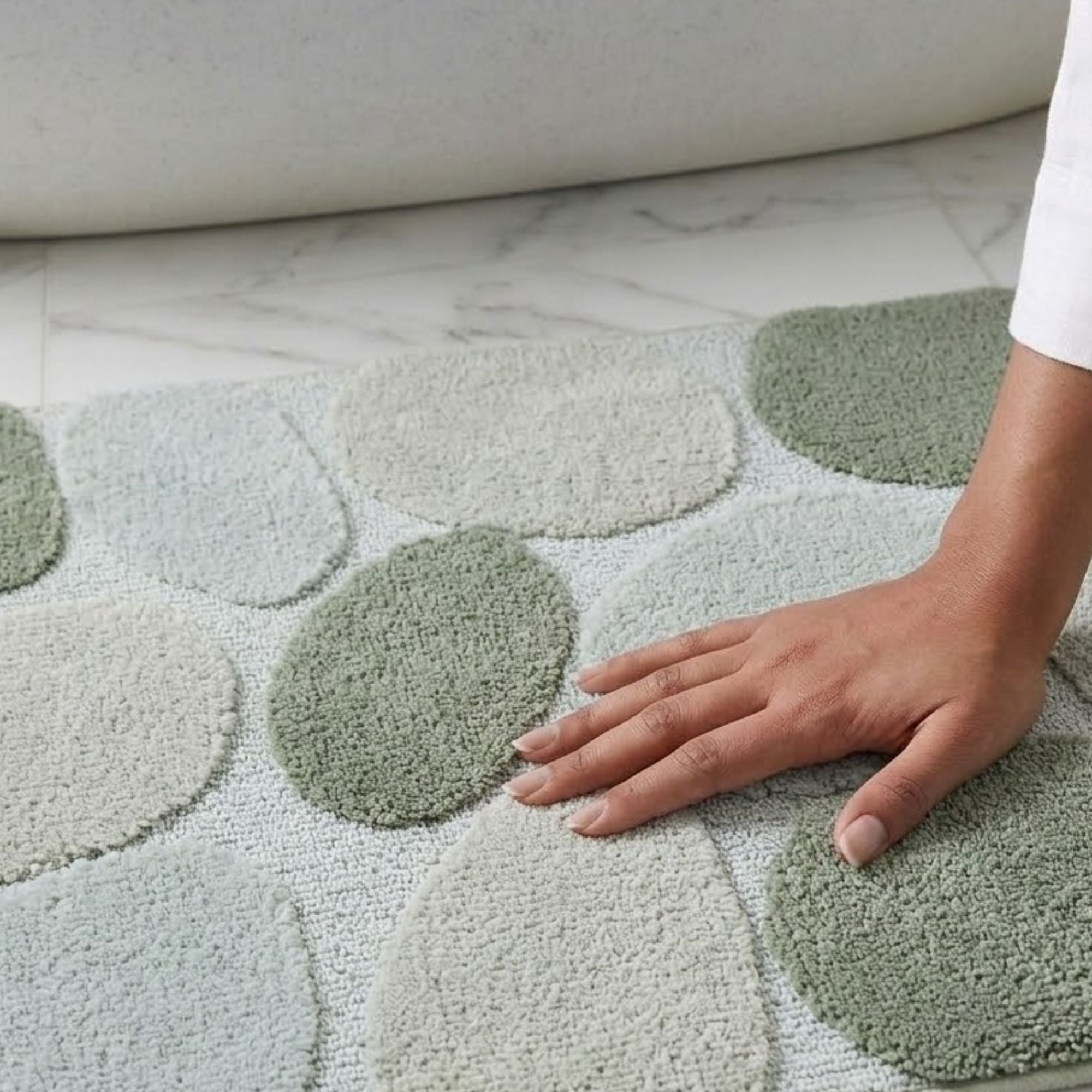 Stone Microfiber Anti Skid Bathmat - Pano