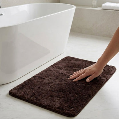 Cashmere Rabbit Fur Anti Skid Fur Bathmat - Pano