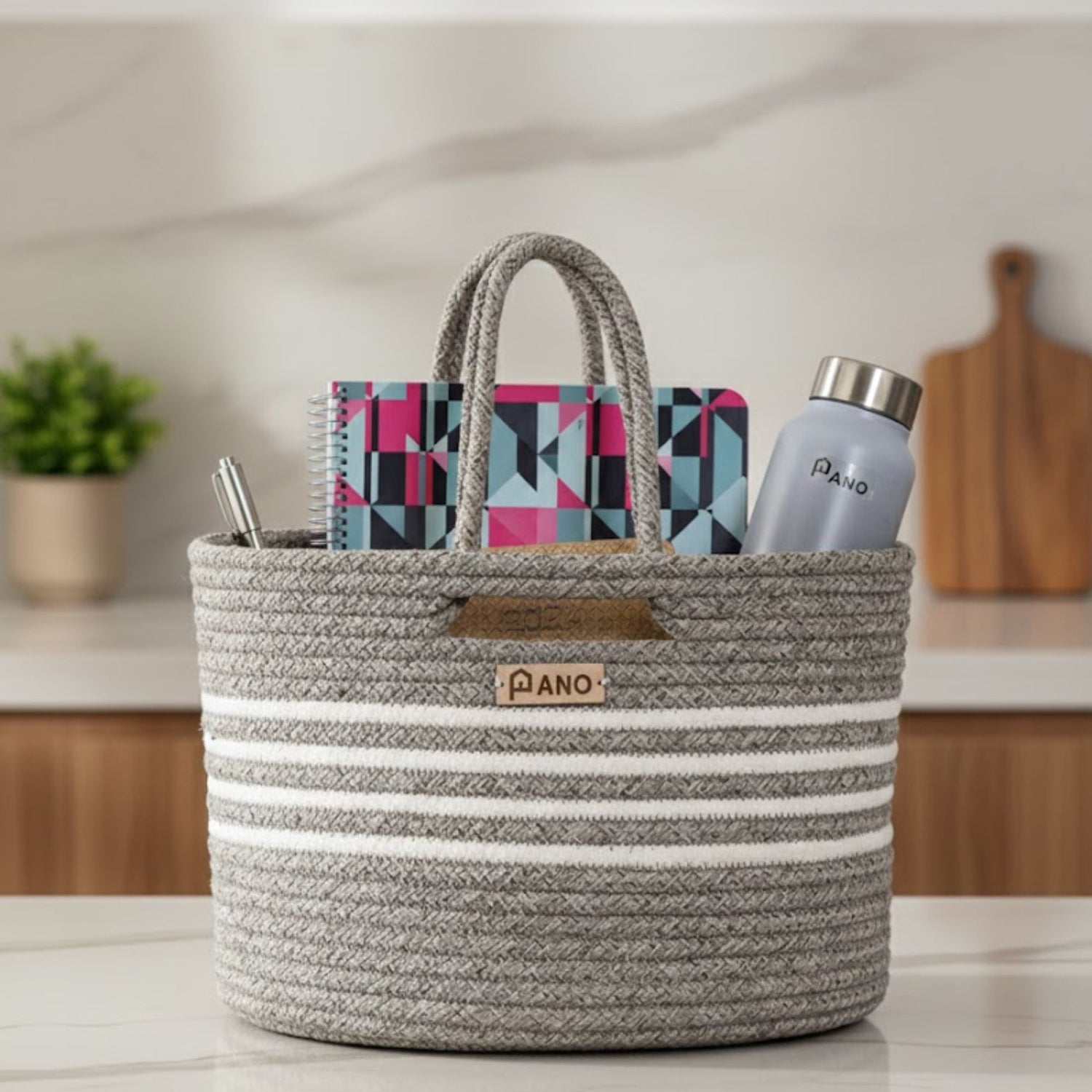 Elora Multi Purpose Tote Hand Basket - Pano