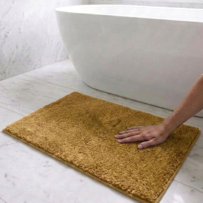 Maples Microfiber Anti Skid Super Absorbent Bathmat Set of 2 - Pano
