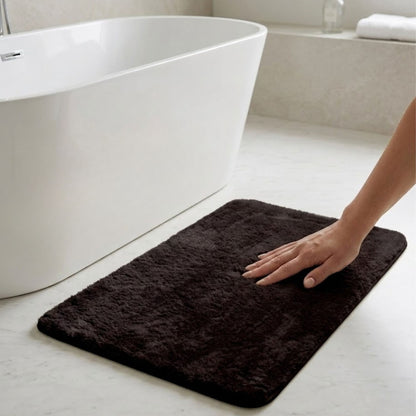 Cashmere Rabbit Fur Anti Skid Fur Bathmat - Pano