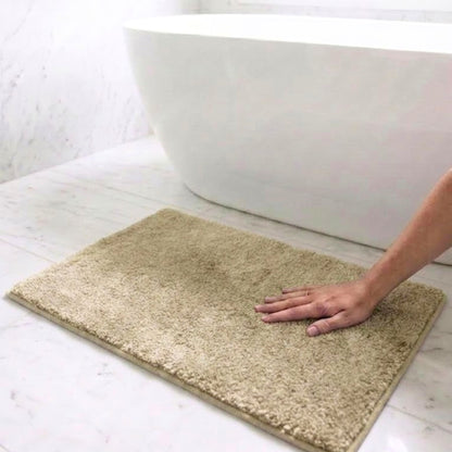 Maples Microfiber Anti Skid Super Absorbent Bathmat Set of 2 - Pano