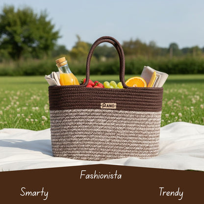 Corsica Multi-Purpose Hand Basket Bag - Pano