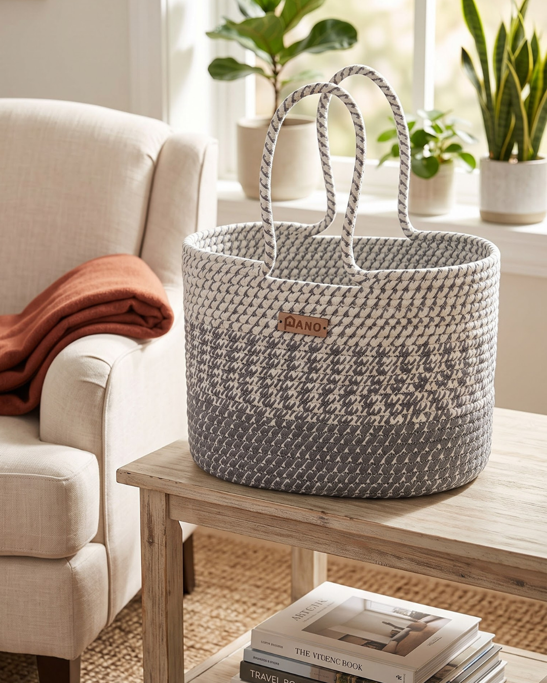 Fiona Multi Purpose Tote Hand Basket - Pano
