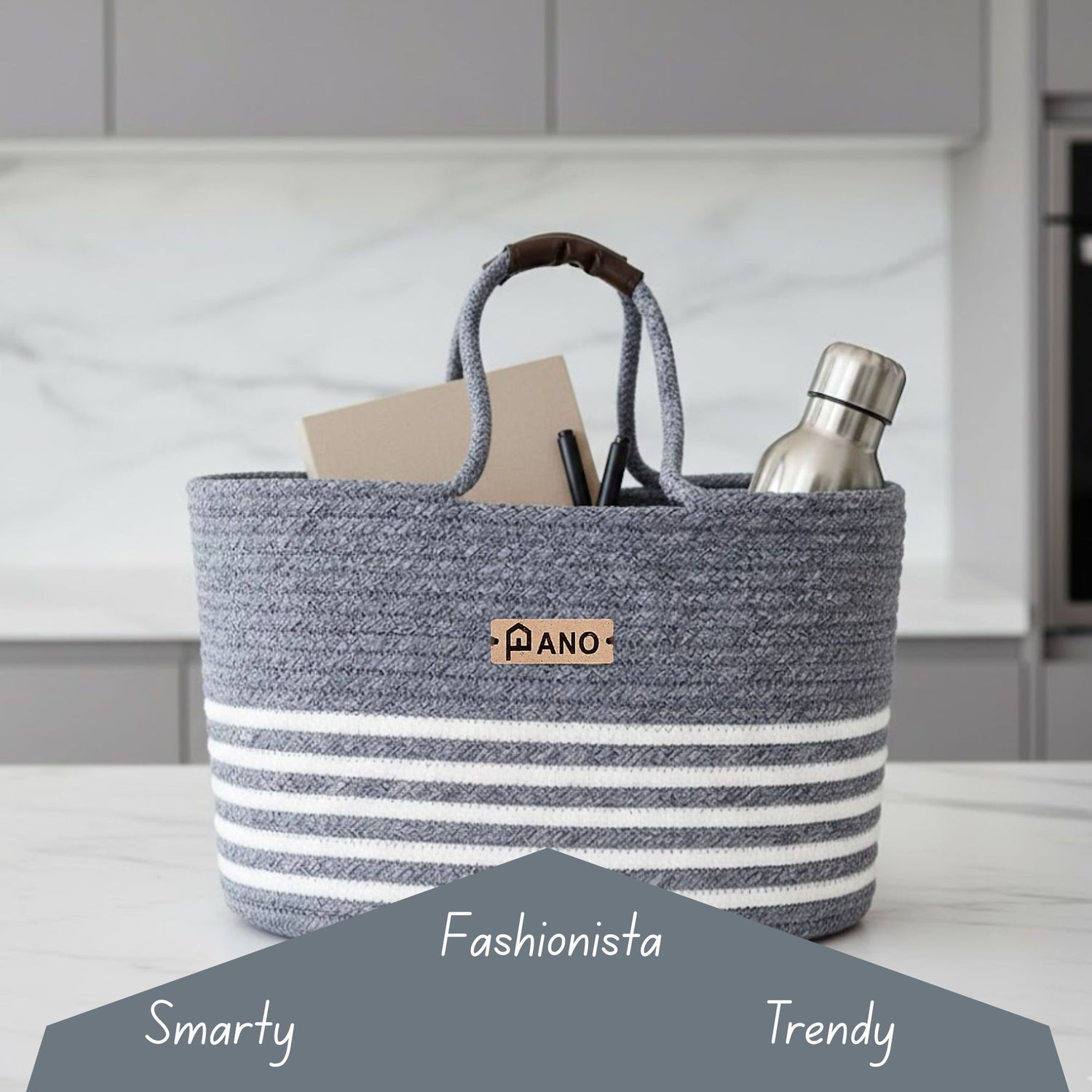 Monaco Multi Purpose Tote Hand Basket - Pano