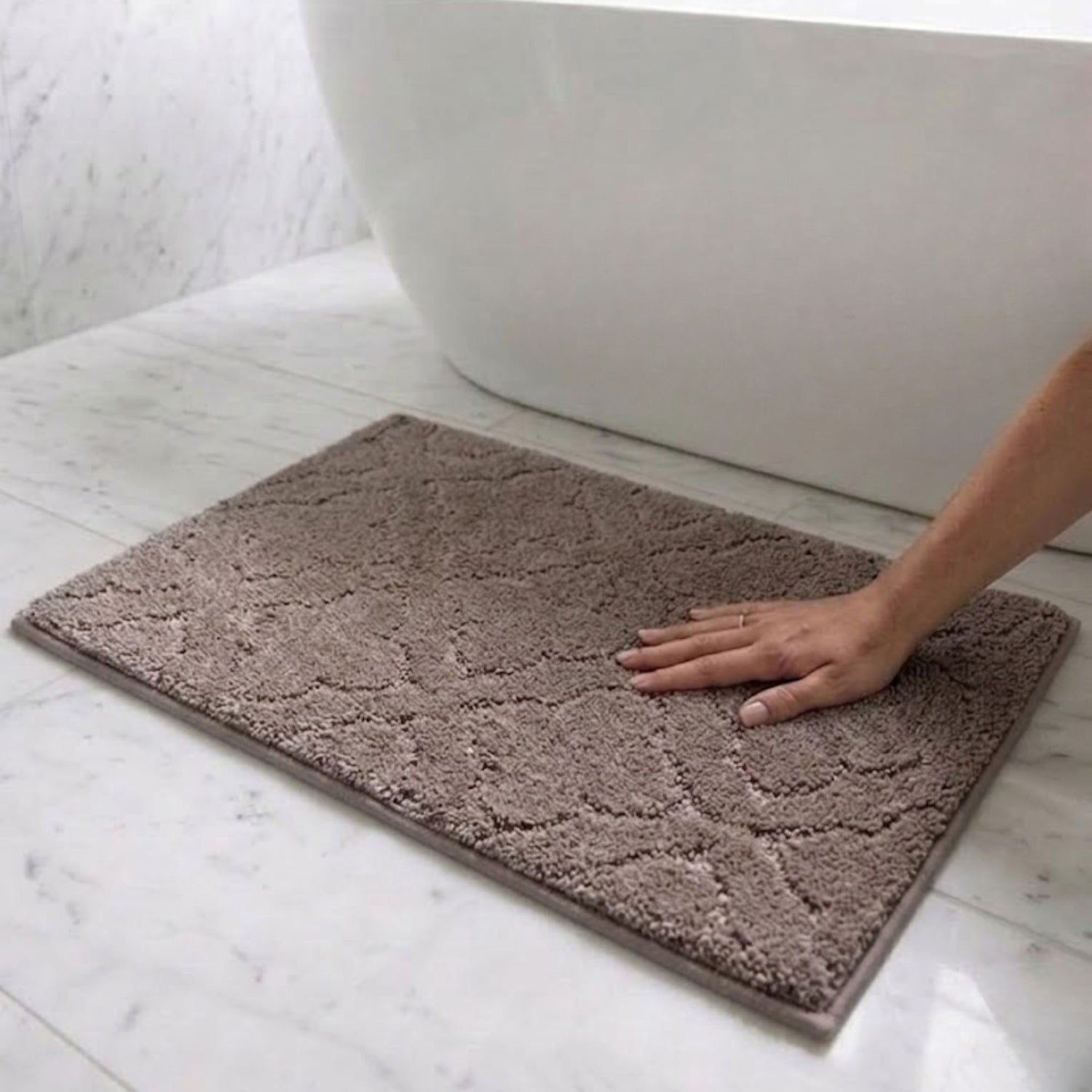 Flora Anti Skid Super Absorbent Bathmat - Pano