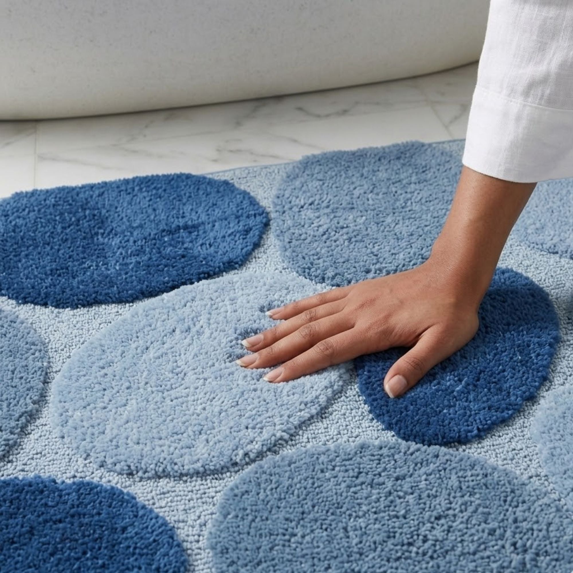 Stone Microfiber Anti Skid Bathmat - Pano