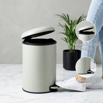 Levante Stainless Steel Soft Close Peddle Dustbins - Pano