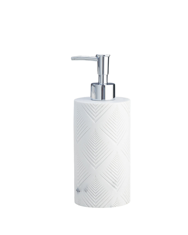 Exclusive Polyresin Soap Dispenser for Handwash for Bathroom White - Pano