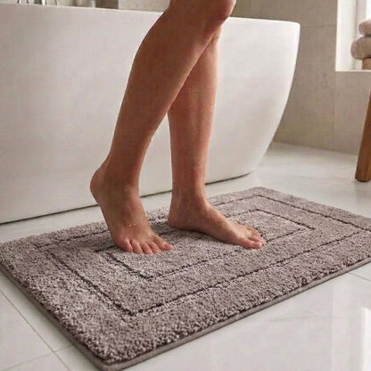 Triple Frame Anti Skid Super Soft Bathmat -Pano