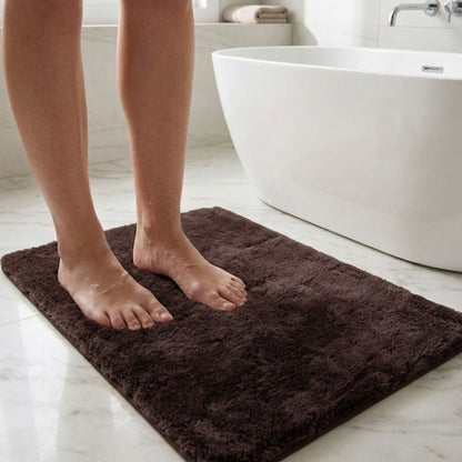 Cashmere Rabbit Fur Anti Skid Fur Bathmat - Pano